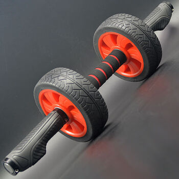 Vinoa fitness abdominal wheel double wheel for men and women beginners home fitness abdominal muscle slimming belly bearing roller abdominal muscle wheel gthb 15 cm red abdominal wheel