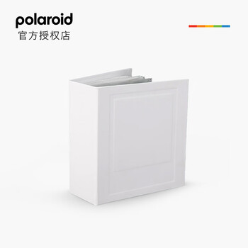 Polaroid polaroid photo album camera accessories photo paper insert storage book i-type/600/sx-70 photo paper storage book white small photo album (40 photos per page) 6178
