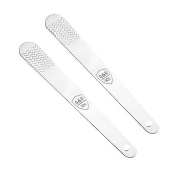 Sanqihu's flat ruler for making dumplings, wonton artifact, stuffing scoop, stuffing plate, stainless steel trowel, plate pool, 2 pieces of 304 stainless steel stuffing spoons