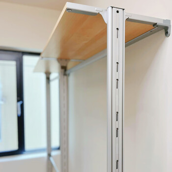 Tiyijia custom metal wardrobe folding door bedroom storage cabinet rust-proof and durable simple assembly cloakroom storage rack gray and white