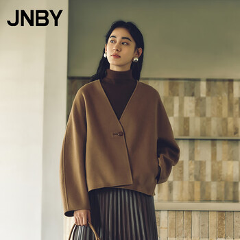 Jnby/jiangnan buyi 100% sheep wool autumn and winter double-sided woolen jacket for women 5o0810640