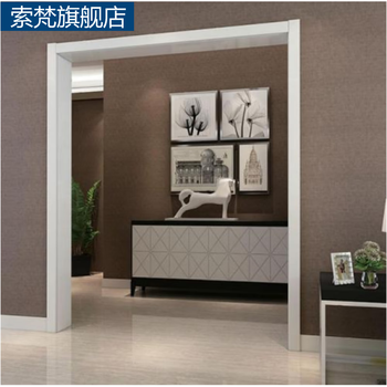 Suofan door cover with edge, window cover with edge, entrance cover, bay window cover, door cover, balcony cover, custom solid wood lines, wall thickness within 10cm, single package 60mm