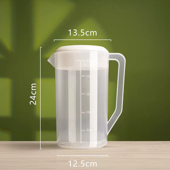 Yusenyi plastic cold kettle commercial household large capacity thickened teapot with cover high temperature resistant tea bucket food grade cold kettle (upgraded and thickened) cold kettle 2500ml (heat resistant and fall resistant) 2500ml