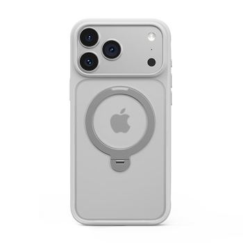 99% new mr. blue ape 360 rotation fulcrum suitable for apple 17promax mobile phone case iphone17promax protective cover matte skin feel magnetic charging anti-fall bracket shell white