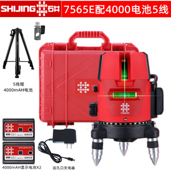 Sailoto level meter green light 23 lines 5 lines blue light high precision strong light automatic line casting line leveler blue light 5 lines dual 4000 battery tripod with saw blade