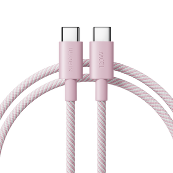 Xiaomi (mi) xiaomi 6a c-c 2m braided data cable gray pink