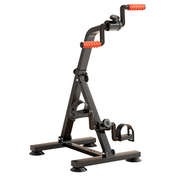 Aigore rehabilitation training bicycle, home fitness equipment for the elderly, stroke and hemiplegia, upper and lower limbs, arms and legs, installation-free, thickened resistance model, black