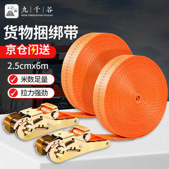 Jiuqiangu truck rope tightener, cargo strap, truck transport cargo tighten strap, rope tensioner, trailer rope ratchet strap brake rope with tensioner 2.5cm*6 meters