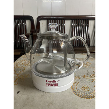 Blue light glass explosion-proof household durable kettle, kettle, special kettle for tea, thickened boiling water transparent kettle, blue light glass quick boiling kettle with heat preservation 50 degrees 1.2l