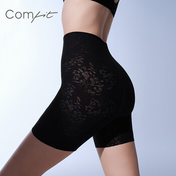 Comfit medium sculpting high waist tummy control butt lifting body shaping pants lace body shaping antibacterial leggings cp00085 black blk l