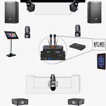 Jblmts10/12 home ktv audio set 5.1 home theater stage performance speakers professional karaoke singing complete equipment k song all-in-one karaoke machine subwoofer 2 speakers mts10 self-service ktv set with lights
