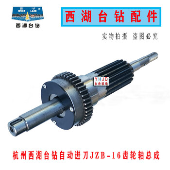 Xihu desktop drilling machine gear shaft assembly 406b-1/c z512-2/z512b/z4120/zs4120 drilling machine accessories jzb-16 gear shaft assembly