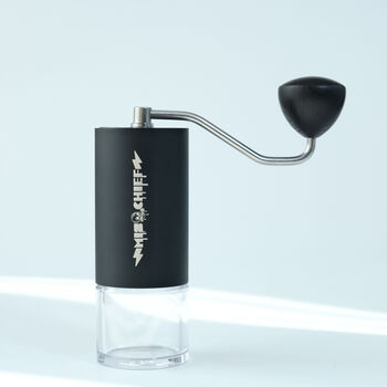 Mischief m40 compared to c40 mk4 hand-cranked coffee grinder upgraded to fine red shaft manual matte black