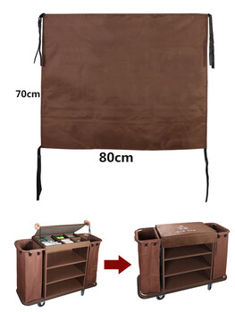 Hotel guest room linen cart cleaning car room entrance cart cover dust-proof bag bag anti-dirty cloth cover top partition (cover cloth)