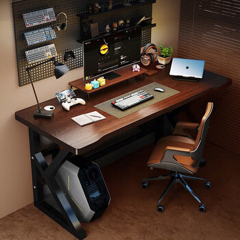 Editor-in-chief xiang solid wood carbon fiber texture computer desk e-sports table desktop table student study study table sleeping desk 140 hu