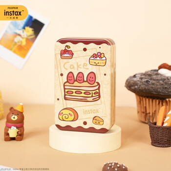 Fujifilm one-time imaging instax mini photo paper storage box happy cake mini photo paper storage box happy cake