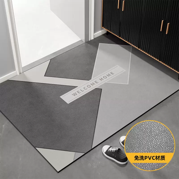 Yusenyi home leather floor entry door mat no-wash pvc door mat wipeable foot mat anti-slip washable home anjia 120x160cm non-slip wear-resistant one wipe clean