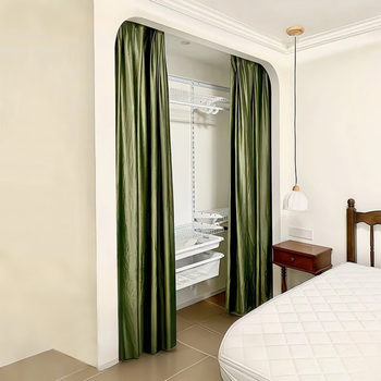 Platinum-resistant metal open wardrobe and cloakroom walk-in simple clothes hanger, environmentally friendly, zero-formaldehyde, odorless, large capacity, supports customization, actual payment of 1000 packages is required for installation