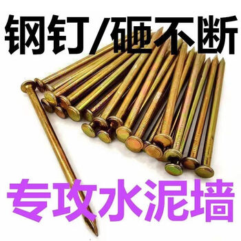 Vinoa high-strength cement nails carpentry steel nails household hard nails high-strength painting special nails concrete steel nails 10 cm/about 20 pieces/box