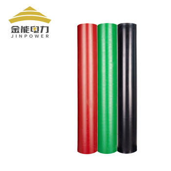 Jinneng power high voltage insulating rubber mat 10kv power distribution room anti-slip rubber sheet 5mm environmentally friendly insulating floor mat carpet customized size