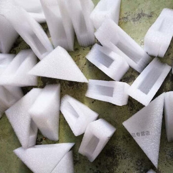 Pearl cotton corner protector right angle triangle epe foam mobile phone electronic equipment transportation anti-fall protection corner plastic edge protector 100-55 inner space 35/160 pcs