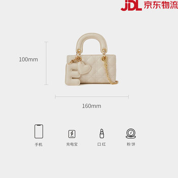 Elle women's bag 2025 new bag cannage pattern princess diana bag handbag women's red one-shoulder cross-body small square bag off-white_can be carried or shouldered