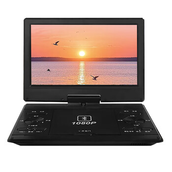 Sast mobile dvd player home high-definition portable disc vcd player integrated cd children evd small tv with wifi disc player 17 inches black 1080p high-definition version standard + 32g selected audio and video u disk