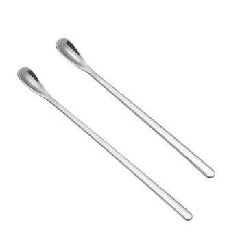 Fanyi t long handle mixing spoon b1p551-stirring stick coffee milk tea stirring spoon small bar spoon small spoon seasoning 1 each of two types