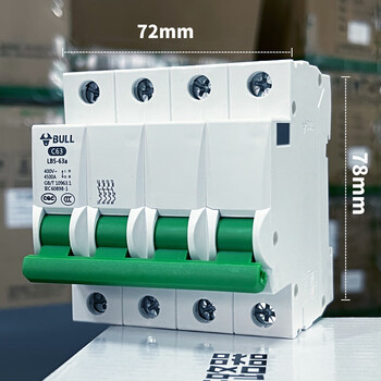 Bull air switch protection 1p circuit breaker 63a control 2p three-phase 3 switch 4 household main switch single 32a circuit breaker 4p circuit breaker 40a