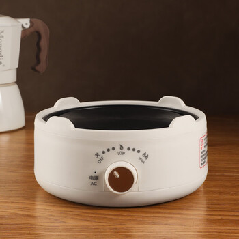 Mongdio moka pot heating stove electric ceramic stove small electric stove mini heating base special coffee pot white edge electric stove 500w