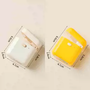Yusenyi japan mini cute sealing machine small household snack bag packaging sealing bag sealing clip heating refrigerator storage off-white-lemon yellow