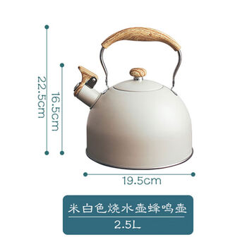 Japanese whistle kettle stainless steel large capacity induction cooker gas stove universal household outdoor tea kettle 201ml 2 points 5l