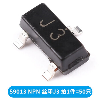 Zave transistor s9013 npn silk screen j3 (50 pieces)