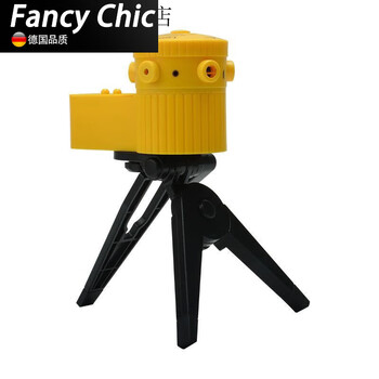 Fancychiclv06 laser level with bracket multifunctional line casting instrument line striker rotatable household level black bracket with led light laser level