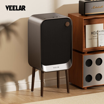 Veelar smart induction trash can for home use 2025 new model for living room and kitchen with high legs, large capacity, light luxury, creative and high-looking 20l - new second-hand style, with 100 garbage bags