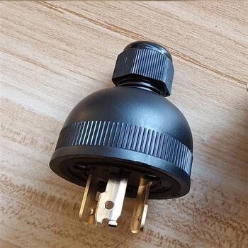 Miyi generator accessories special pure copper thickened plug 3/5/6.5kw american plug socket 220v output american plug-boutique