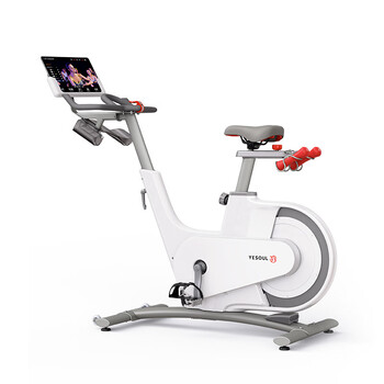 Yexiao beast gym home intelligent spin bike ultra-quiet magnetic control exercise bike white
