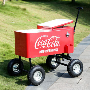 Other coca-cola hand-pulled trolley insulated truck refrigerated truck ice bucket insulated box outdoor camping refrigerated food storage coca-cola hand-pulled trolley insulated truck refrigerated
