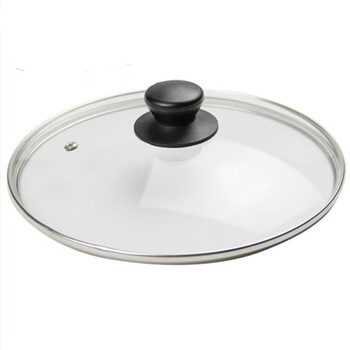 Qinkai pot lid, tempered glass lid, stainless steel garden wok lid, pan lid, universal wok lid, thickened 23cm vertical lid