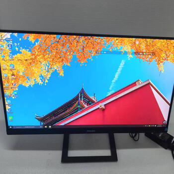 Philips 4k monitor philips 278e1 hd 4k wide color gamut ips narrow bezel monitor, second-hand 99 new