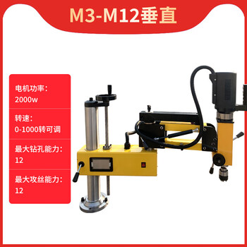 Multifunctional servo drilling and tapping fully automatic small tapping industrial grade drilling and tapping integrated m3-m12 vertical drilling 12 tapping 12 _out