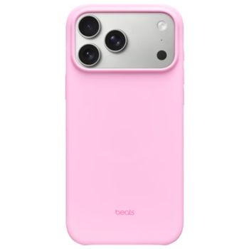 99% new apple beats iphone 17 pro max protective case (supports magsafe and camera control) pebble pink