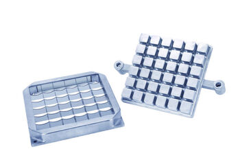 Commercial multi-functional vegetable cutting machine, lettuce dicing machine, vegetable dicing machine, manual pressing fast dicing machine, vegetable cutting machine, pressure head plate 3*3