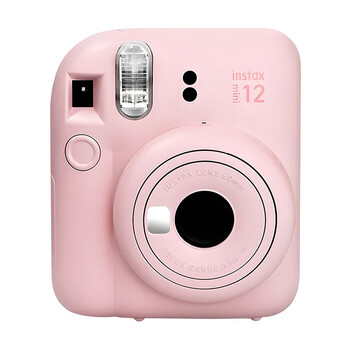 Fujifilminstax mini 12 instant imaging camera se polaroid mini11 polaroid mini 12 mini12 pink official version + 40 pieces of white edge photo paper
