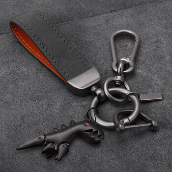 Youjia liangpin keychain suede creative dinosaur key pendant car keychain