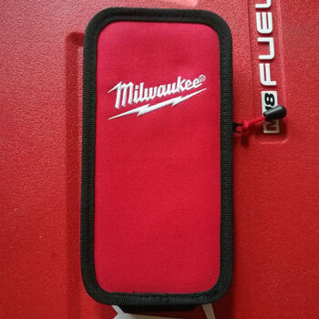 Miwachi miwachi bag zipper tool bag flashlight pen rangefinder multimeter storage wear-resistant cloth bag string waist bag red