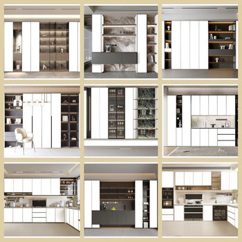 Cabinets, wardrobes, whole house customization, various magic card color cards, color selection artifacts, transparent effect album design mocha, whole house customization mocha 22 photos, size 190*265mm