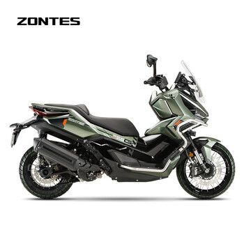Shengshi zontes 2026 new 368g electronic throttle version adv scooter (shipped within 45 days after payment) gold stone green (short version)