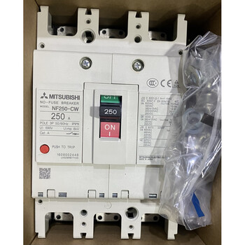 Mccb mitsubishi plastic case circuit breaker nf250- cw cwb cp3p 100.125.150.175a 200a 3p
