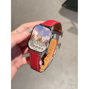 Huawei annual meeting gift huawei watch watch fit3 smart sports bluetooth call long battery life watch monitoring heart rate nfc bracelet couple high-end birthday valentine's day goddess customization field green + burgundy litchi pattern h buckle